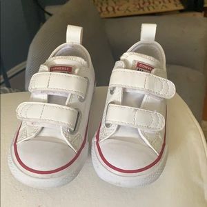 Toddler’s size 6 White Converse